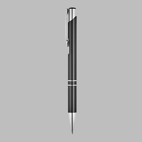 [STHI 240201-Black] Aluminum Metal Pen Black