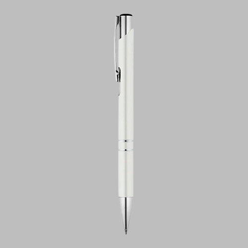 [STHI 240201-White] Aluminum Metal Pen White