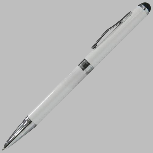 [SIND 2031WH] Metal Pen with Stylus White