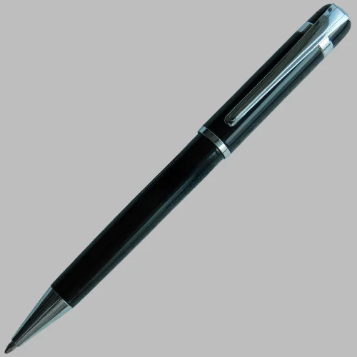 Metal Pen Black With Silver clip