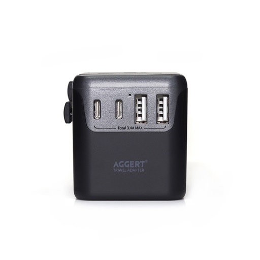 [AGTABK2225] AGGERT 3.4A Travel Adapter