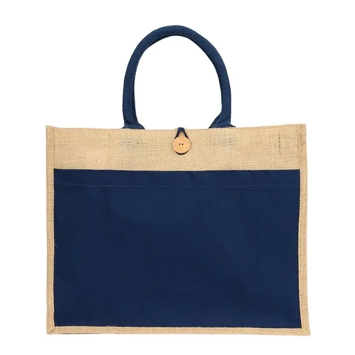 Jute Bag  4002 NAVY BLUE