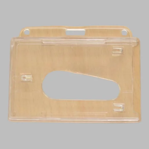 Clear Double ID Holder - Horizontal