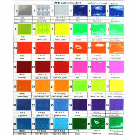 Slap Band Color Chart