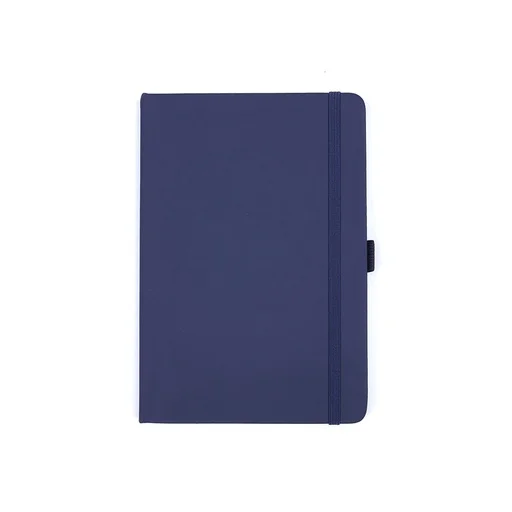 A5 Pu Economic Notebook Navy Blue 