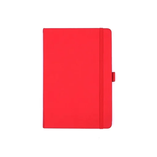 A5 Pu Economic Notebook RED 