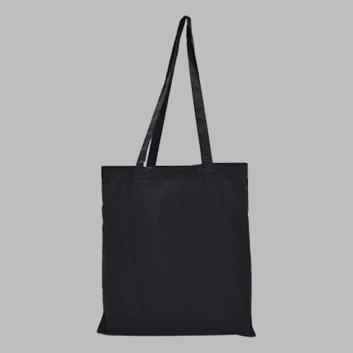 [EGCT1005BK] Cotton Bag 140 GSM BLACK 