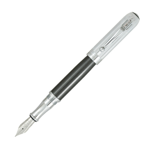 [MV42100] Black Stardust Fountain Medium Nib