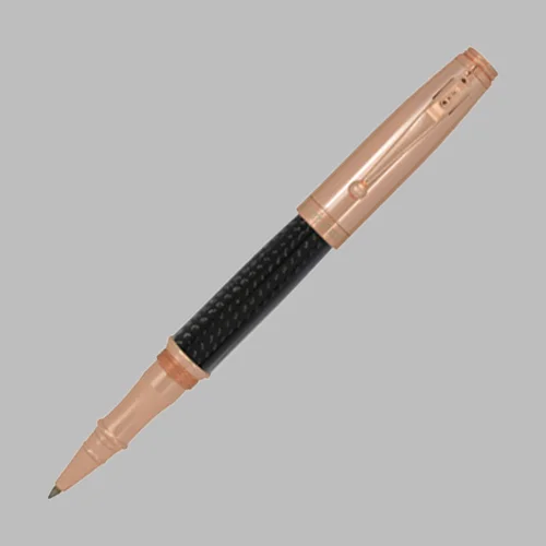 Carbon Fiber Rose Gold Rollerball