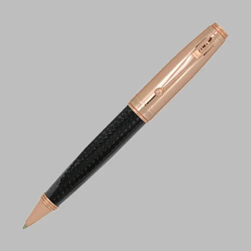 Carbon Fiber Rose Gold Ballpoint
