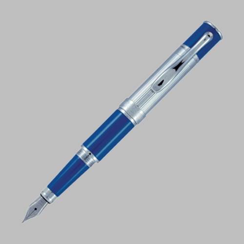 [MV59520] Cobalt Blue Line Cut Fountain Pen