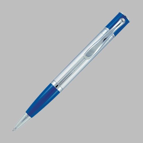 [MV59525] Cobalt Blue Line Cut Ballpoint Pen