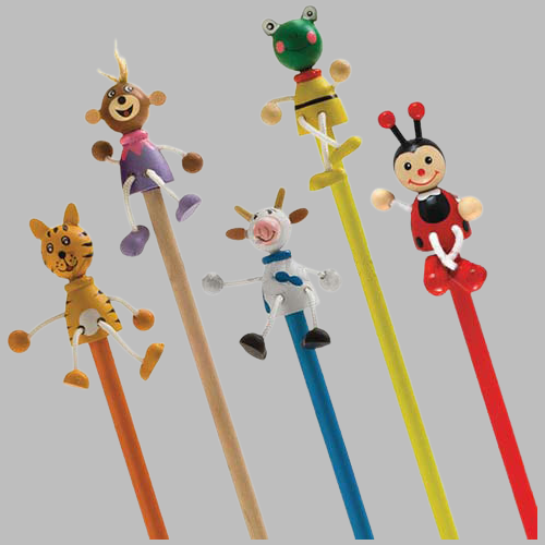 [291900] Pencil with Wooden Doll 