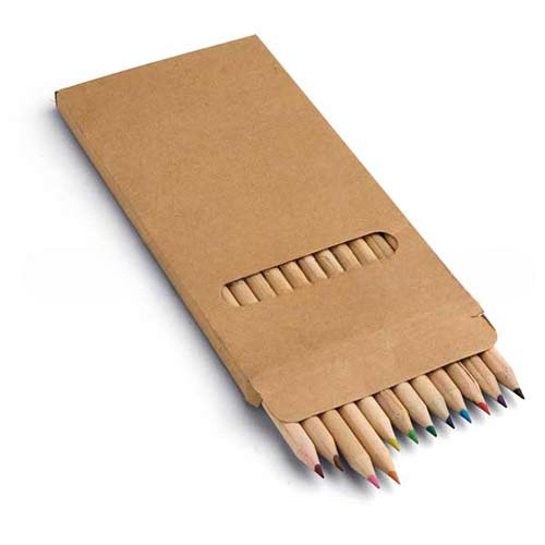 [291746] Coloured Pencils with Box 