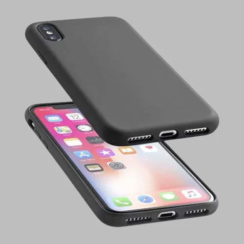 SOFT TOUCH CASE IPH X BLACK