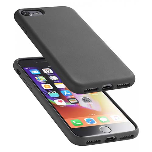 [SENSATIONIPH747K] SOFT TOUCH CASE IPH 8/7 BLACK