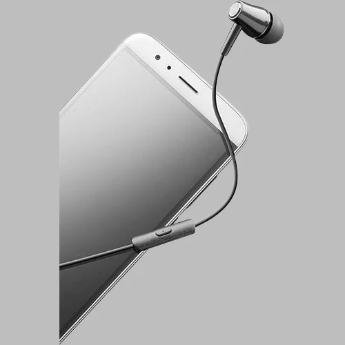 BLACK IN-EAR UNIV. MIC MONO EARPHONE