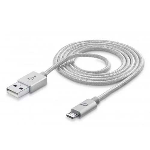 [USBDATACLLMUSBS] Usb Data Cable Microusb 1M Silver