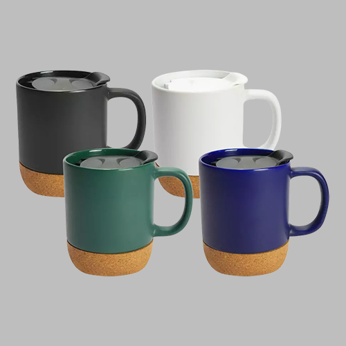 [STMT 251021] Ceramic Mug With Cork Base