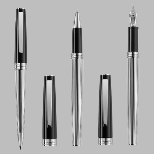 [MADPB-1981] Montegrappa Armonia Duetto Pens Black