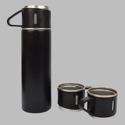 Flask With Coffee Mug Set STMK 070233
