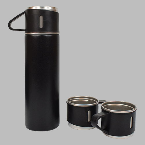 [STMK 070233] Flask With Coffee Mug Set STMK 070233