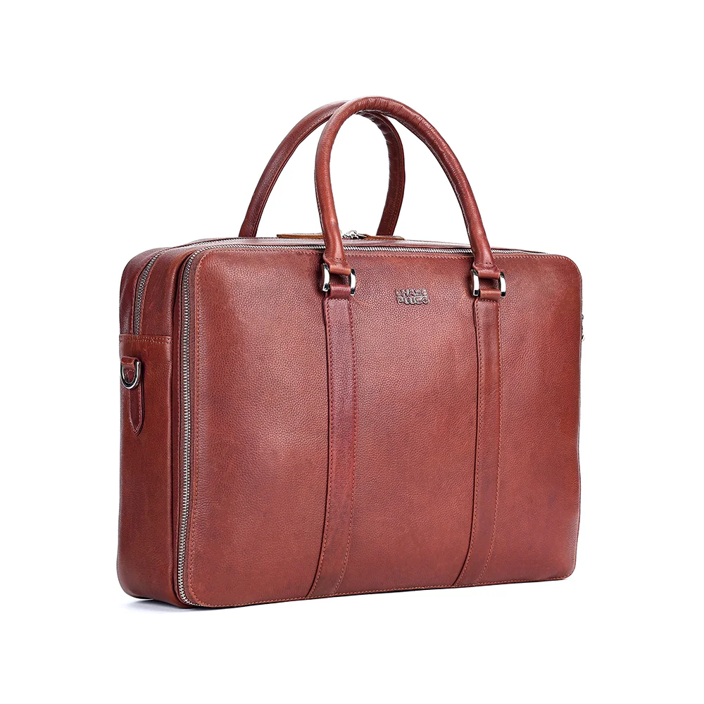 [MVTBR22055] CHASE PLUS Laptop Bag Arcana brown- Oxford