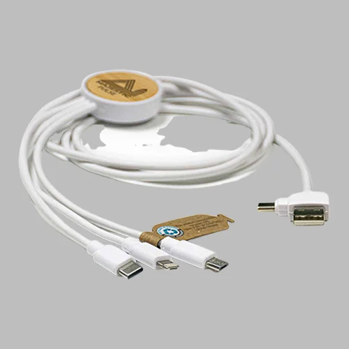 [STSG 240902] Bamboo & Recycled TPE Charging Cable STSG 240902