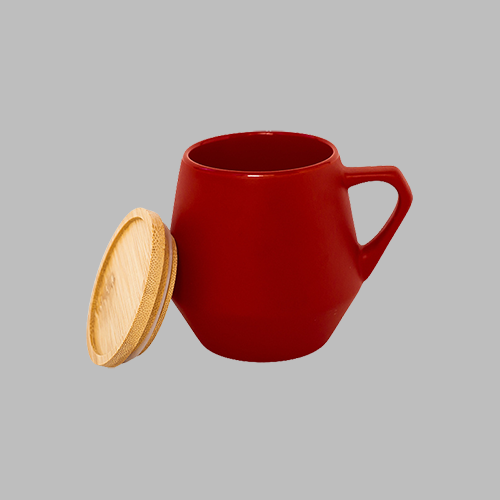 [STED 241020] Ceramic Mug with Bamboo Lid STED 241020