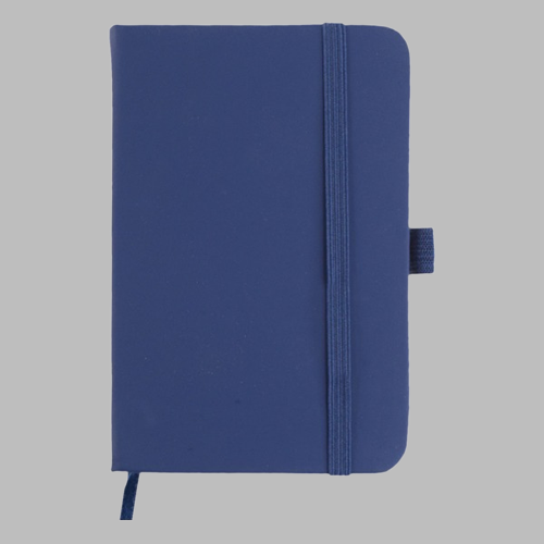 [STNBA602] A6 Notebook  with pen holder Blue