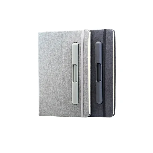 RPET Notebook with Mobile Pen Holder 