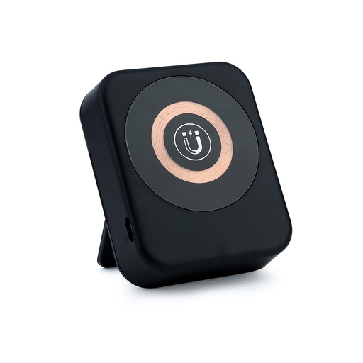 [AGWCBK4995] Aggert Wireless charger with multi cleaning set  Zapbox black 