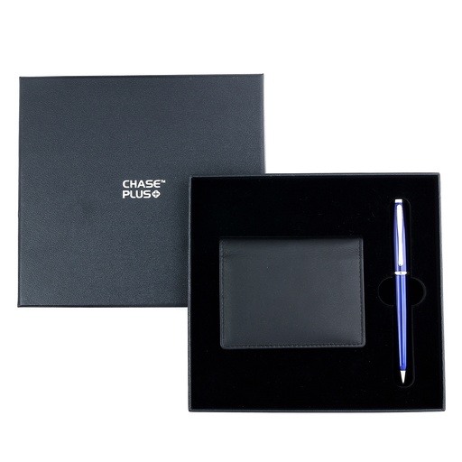 [CMB8855-2] CHASE PLUS Business Gift Set- Premio BCH and Lexer Blue Pen