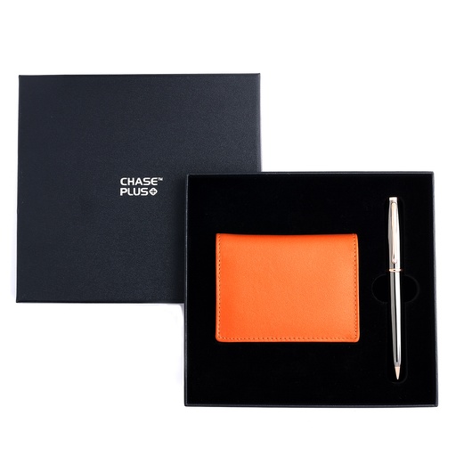 [CMB8856-1] CHASE PLUS Business Gift Set- Bristol BCH and Lexer Gun Metal Pen
