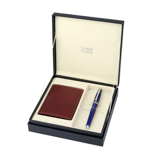 CHASE PLUS Business Gift Set- Oxford BCH and Lexer Blue Pen