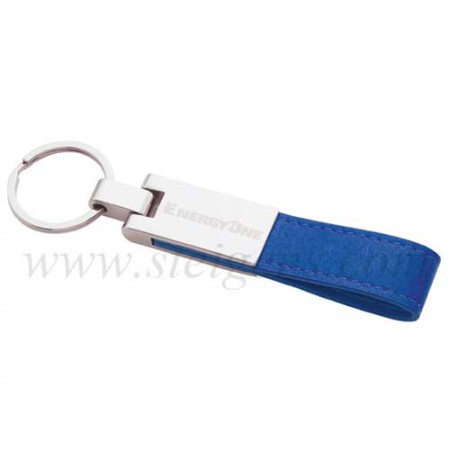 Leather-Key-chain-blue